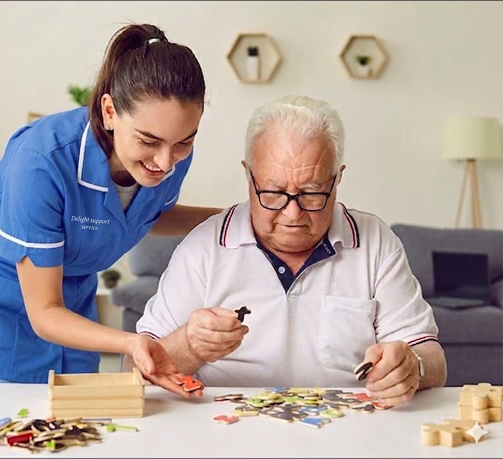 Family member supported by Delight Support dementia care in Sheffield