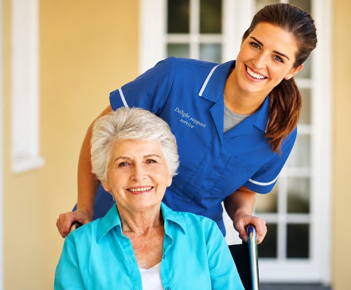 Familiar carer building trust with a person living with dementia
