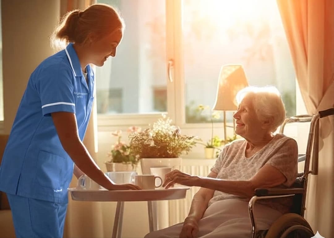 Delight Support carer providing respite care at home in Sheffield