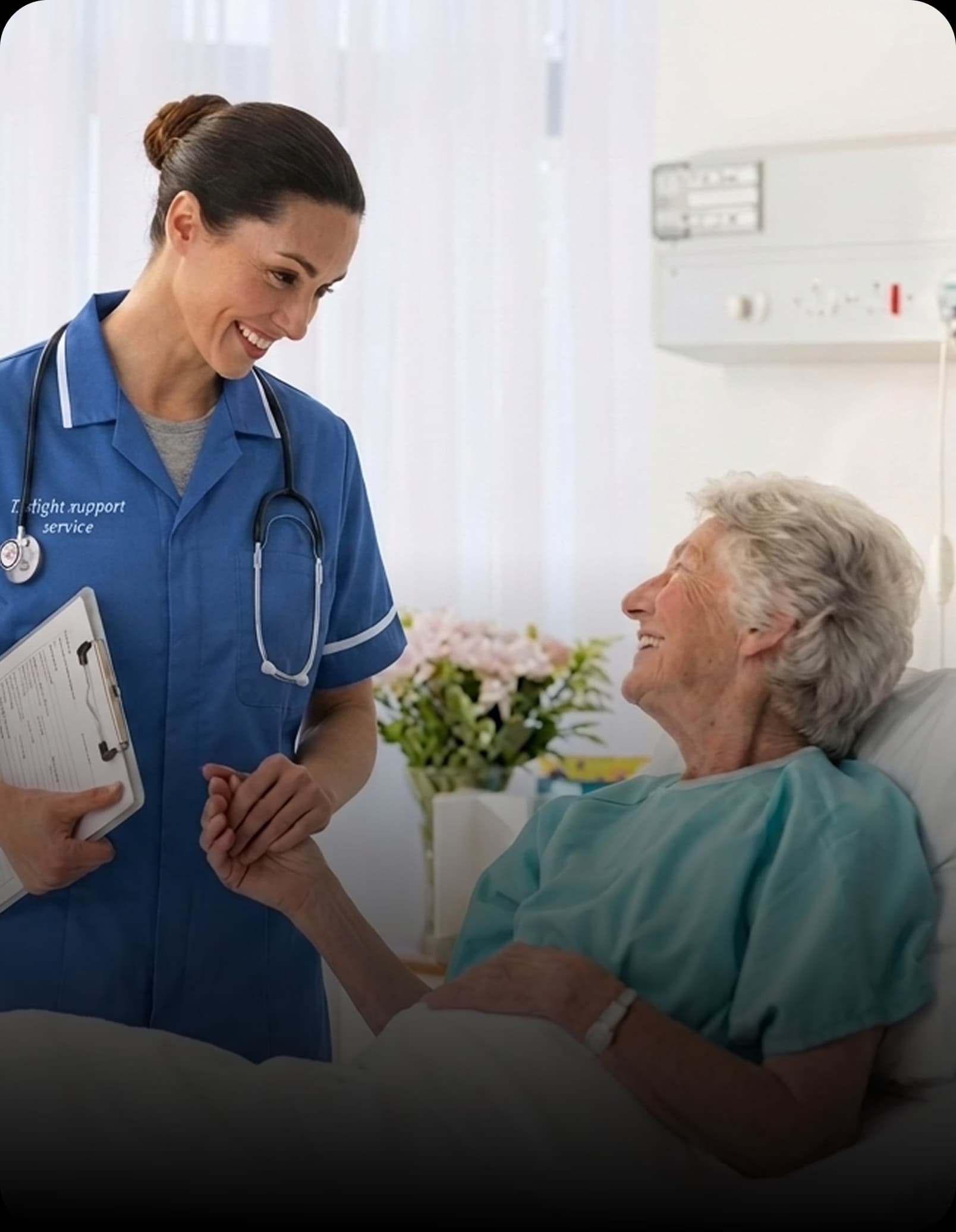 A Delight Support carer providing reliable respite care at home in Sheffield