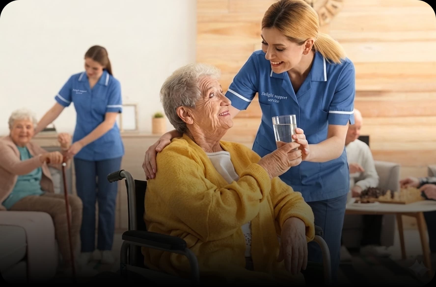 Delight Support team providing compassionate respite care in Sheffield