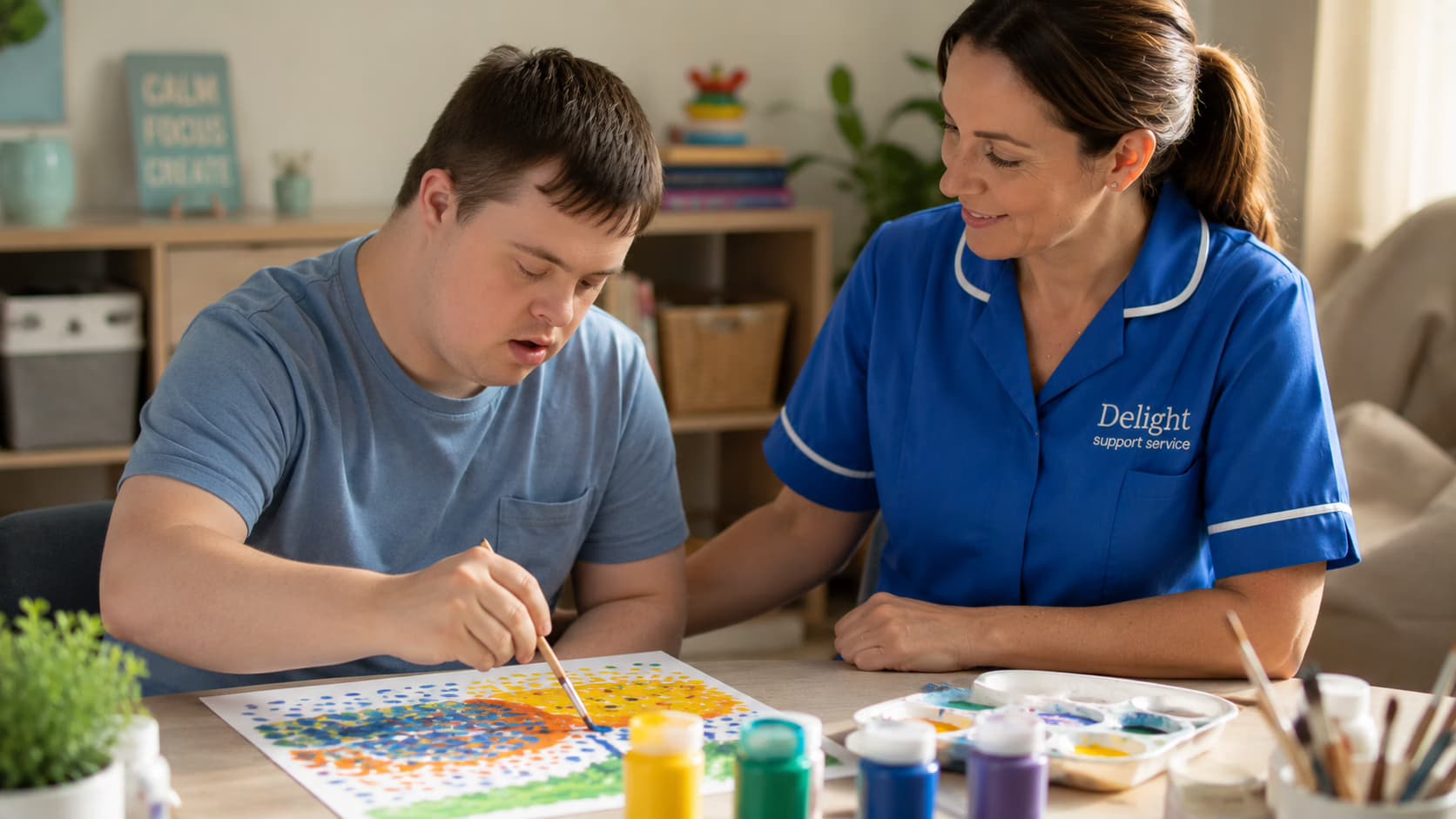 Illustration for article: Activities to Support People with Autism