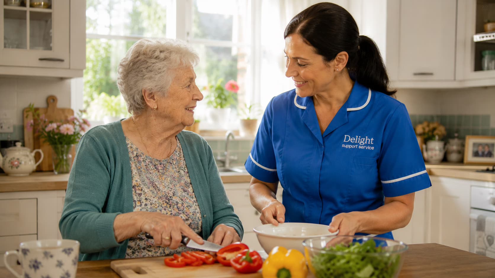 Illustration for article: Domiciliary Care: Your Questions Answered