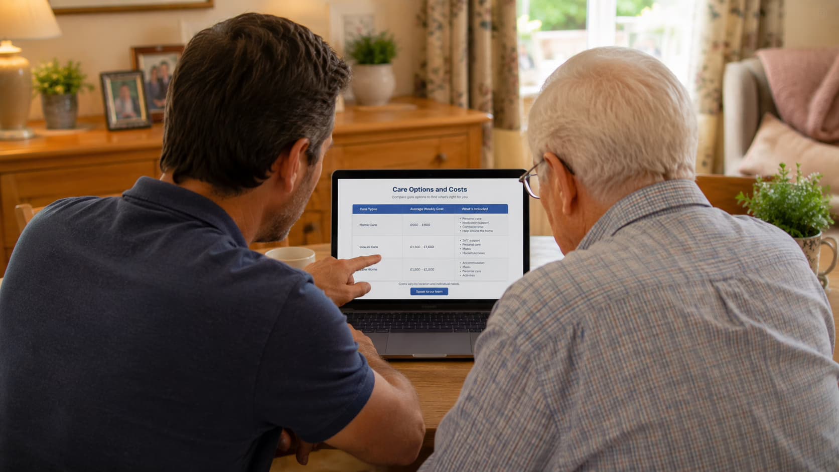 Illustration for article: How Much is Home Care for Elderly in England?